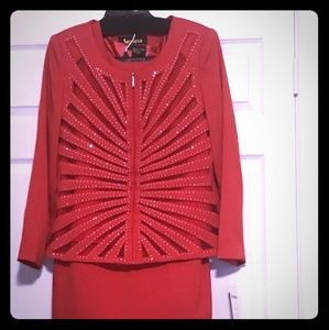 3pc Power Red Suit